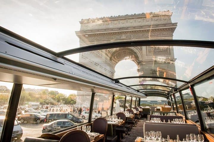 Paris Bustronome Gourmet Sightseeing Dinner on a Panoramic Bus — photo 1