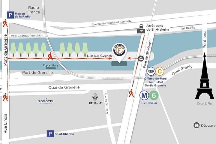 Paris Capitaine Fracasse 3 Course Seine River Dinner Cruise — photo 18