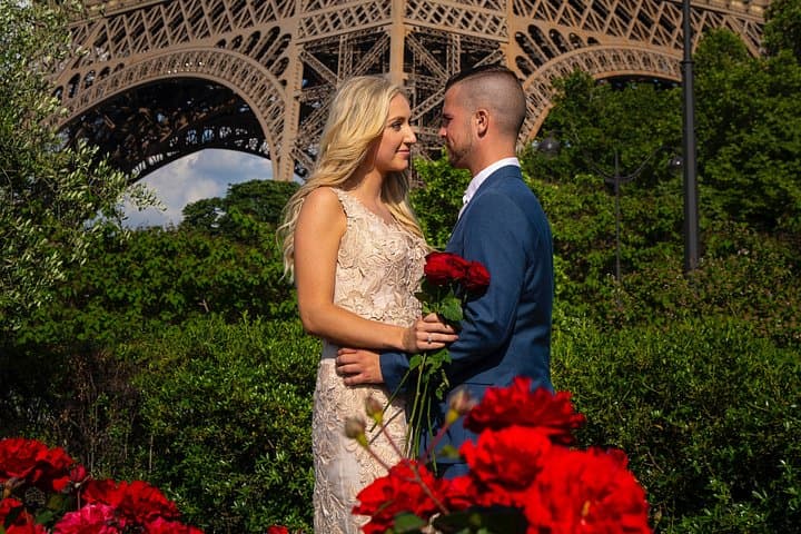 Proposal in Paris at the Eiffel Tower with Photoshoot & Video — photo 4