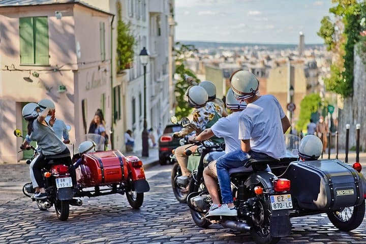 Paris Private Vintage Half Day Tour on a Sidecar Motorcycle — photo 1