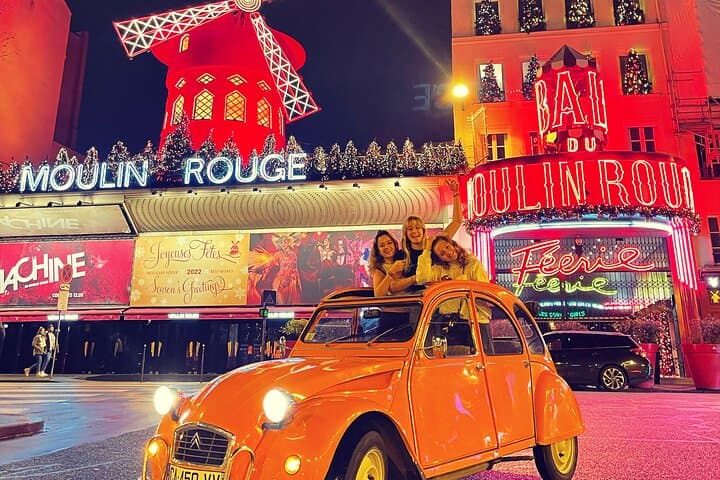 2-hour Private Night Ride in a Citroën 2CV in Paris — photo 1