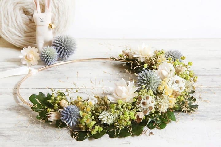Paris 1e: Preserved Flower Wreath Workshop — photo 1
