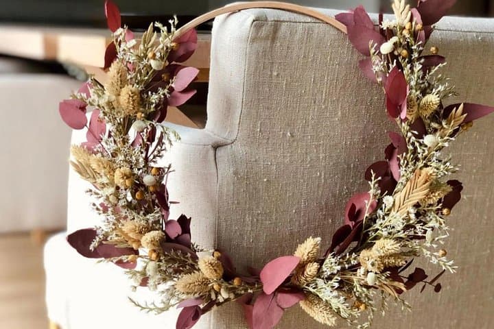 Paris 1e: Preserved Flower Wreath Workshop — photo 5