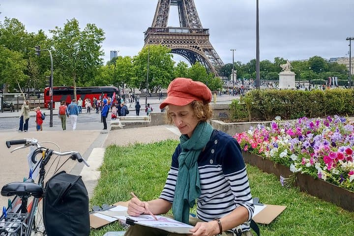 Eiffel Tower Drawing Workshop at the Eiffel Tower — photo 2