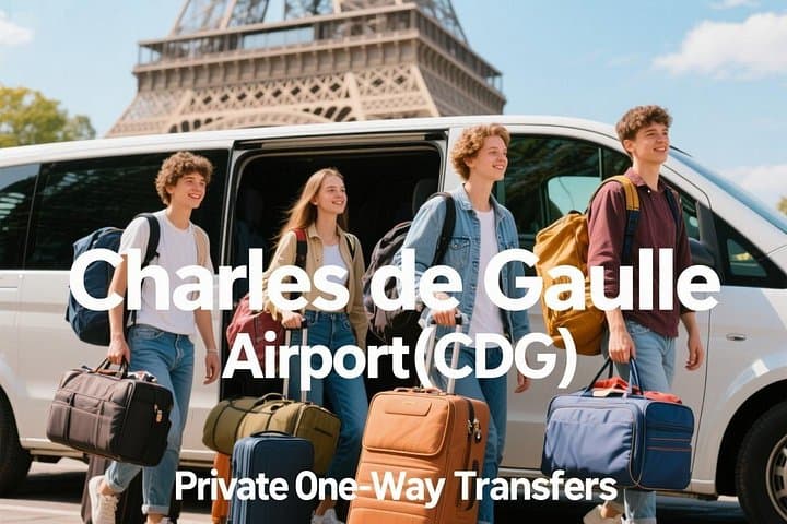 Paris: Charles de Gaulle Airport(CDG) Private One-Way Transfers — photo 1