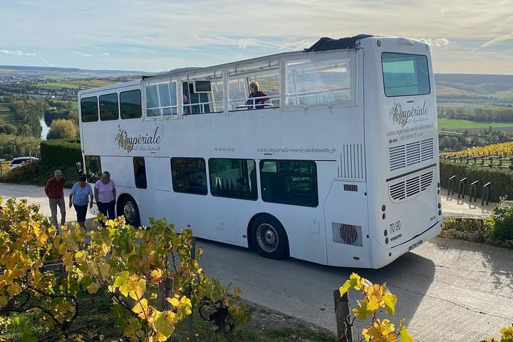Épernay and Champagne Open-Top Bus Tour with 3 Tastings