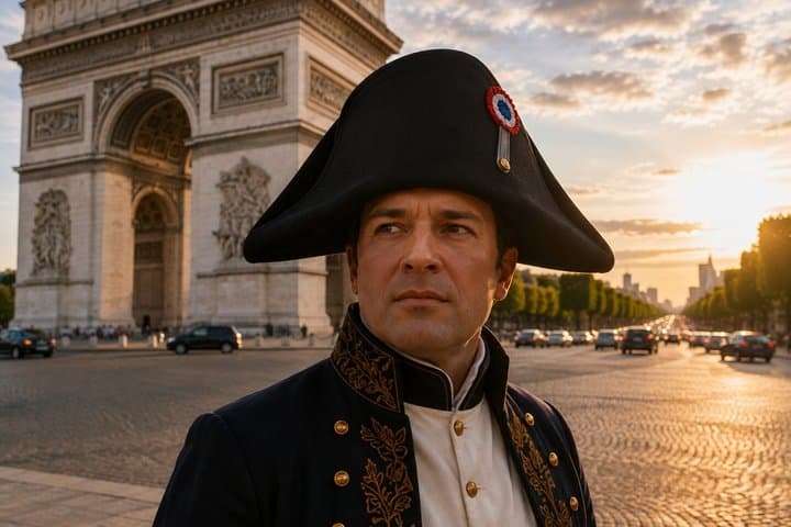 Around Arc de Triomphe with Napoleon Unique Tour By An Actor — photo 1