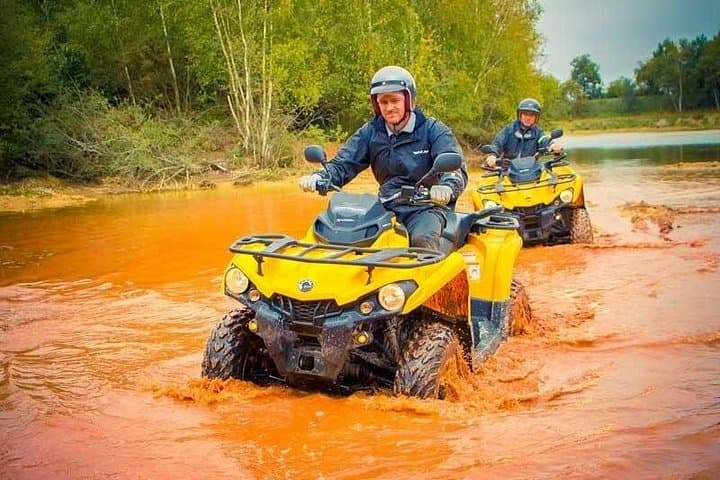 Two hours of quad biking hike between Nantes and La Baule