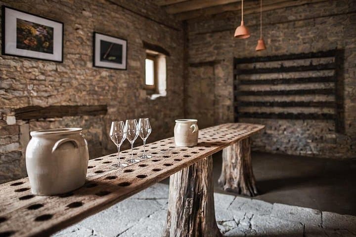 The Escape with Tasting 5 wines from our Estate