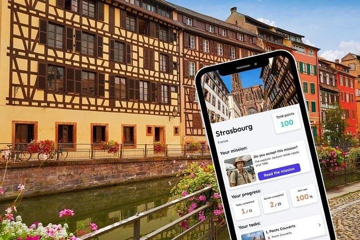 Strasbourg Exploration Game and City Tour on your Phone