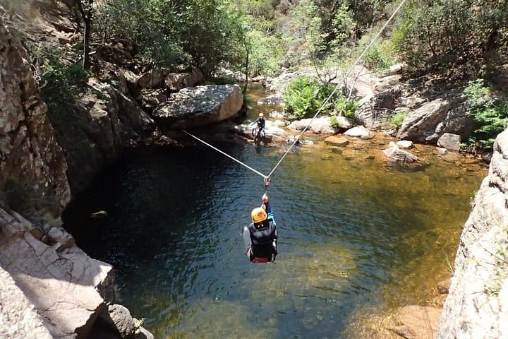 Canyoning in The Corsica island : The Baracci canyon