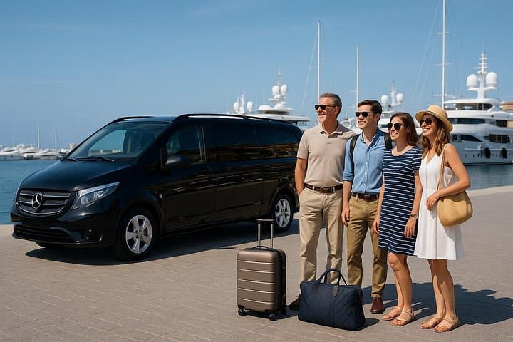 Transfer Van 8 Seaters Airport Nice Nice City .