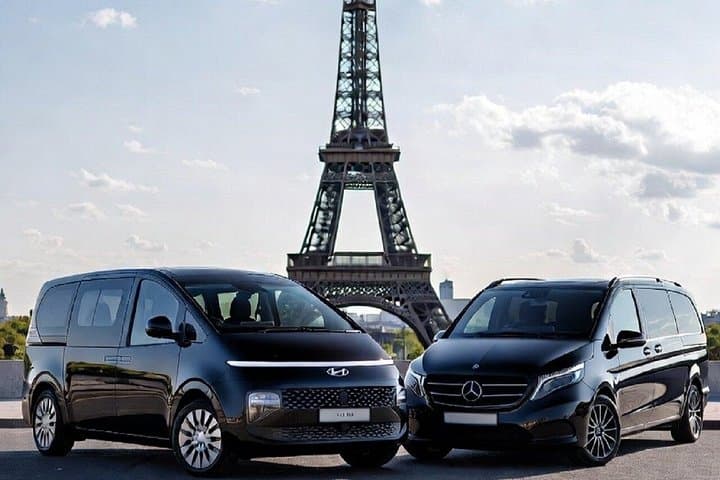 Private transfer EN VAN - DE Paris CDG Airport to Disneyland