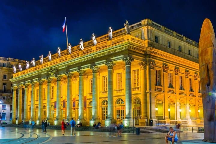 Bordeaux Night Walking Tour with Tram Ride