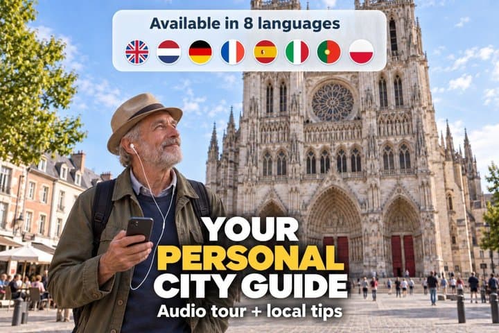 Amiens City Walk with Audio Guide in 7 Languages on your Phone