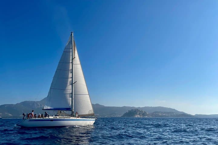 Calvi 3 Hour Small Group Sailing Tour with Swim and Sunset option
